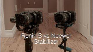 Gimbal vs Steadicam - Ronin-S  vs Neewer Stabilizer - BMPCC4k