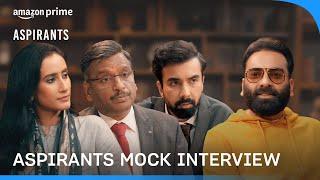 Aspirants and @PleaseSitDown mock interview with @AnubhavSinghBassi  Prime Video India