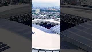 Kampung Susun Bayam dengan Background JAKARTA INTERNATIONAL STADIUM ️️