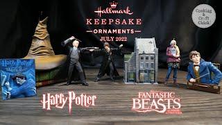 Harry Potter Hallmark Collection 2022  Talking Sorting Hat  Borgin and Burkes  Newt Scamander