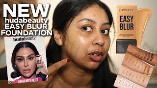 IS THE NEW HUDA BEAUTY EASY BLUR FOUNDATION WORTH BUYING? 10HR WEAR TEST