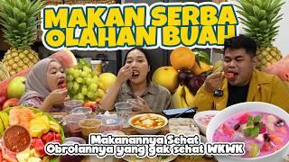 MAKAN SERBA OLAHAN BUAH BUAH NAGA CAMPUR KOPI RASANYA GIMANA DAH???