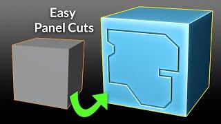 Easy Panel Cuts  Blender Secrets