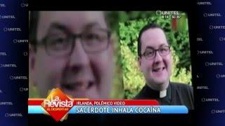 VIDEO Sacerdote inhala cocaína