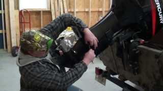 Pt.3 Mercury 50HP Outboard Water Pump Replacement At D-Rays Shop