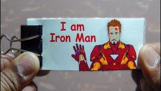 Avengers Endgame I Am Iron Man FlipBook  Iron Man vs Thanos FlipBook  Flip Book Artist 2019