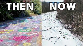 The Graffiti Highway - Why was it Destroyed?  Centralia PA Mine Fire