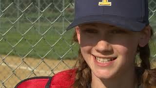 Local middle school welcomes first girl on baseball team