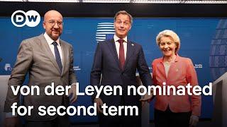 EU leaders endorse candidates for top roles in commission parliament  DW News