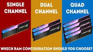 Single Channel vs Dual Channel vs Quad Channel Memory 2020 Simple Guide