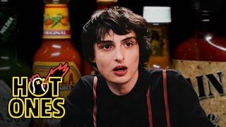 Finn Wolfhard Embraces Insanity While Eating Spicy Wings  Hot Ones