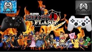 como jugar super smash flash 2 con control usb o JoyToKey