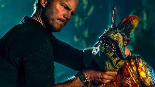 Chris Pratt  The Dino Master Top 4 Jurassic World 3 scenes  4K  DINOSAUR Movie