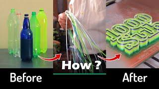 #1 Multicolor printing -Details of free filament production from recycled bottle PETfor 3D printer