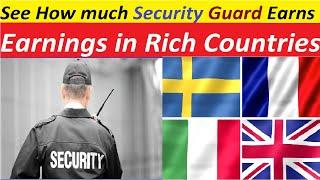 SECURITY GUARD SALARY Top 20 Countries Where Security Guard Salary is Higher  In English  ABC