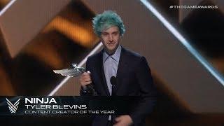 NINJA *WINS* CONTENT CREATOR OF THE YEAR AT THE GAME AWARDS
