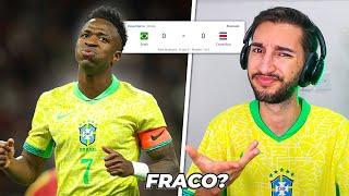 Brasil 0 x 0 Costa Rica -SELEÇÃO BRASILEIRA MAL DEMAIS 