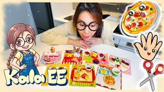 食玩手作遊戲小手肌練習Learning fine motor skill from Kracie Popin Cookin 小手指活動親子活動知育果子DIY糖果廣東話教學兒童中文學習