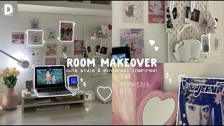 aesthetic and small room makeover  cute style & pinterest inspired ENGRUS