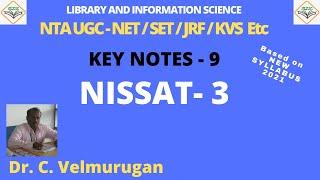 What is NISSAT? – 3  For NTA UGC-NETSETJRFKVS Etc.