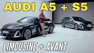 Audi A5 Limousine + S5 Avant Endlich neu Diesel + Plug-in Hybrid  Check  Sitzprobe  Preis