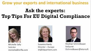 Webinar Top Tips for EU Digital Compliance