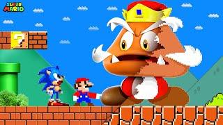 Super Mario Bros. but Everything Mario and Sonic Touches becomes REALISTIC