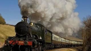 TRAIN Sound Effects - Steam Train Start and Whistle