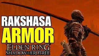 Elden Ring DLC How To Get The Rakshasa Armor Set & Rakshasa Great Katana  Insane Damage Boost