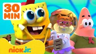 SpongeBobs Kamp Koral BFF Adventures & More  30 Minute Compilation  Nick Jr.