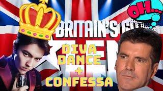 Dimash Kudaibergen - Simon in SHOCK on Britains Got Talent singing  Confessa + The Diva Dance