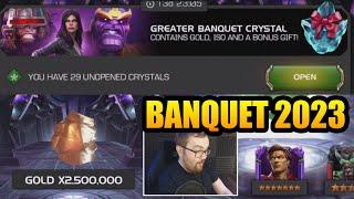 25x Greater Banquet Crystal Opening 2023 - HUNT FOR RARE 7 STARS - Marvel Contest Of Champions
