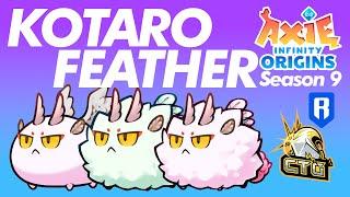 TRIPLE KOTARO?-KOTARO BUILD  SEASON 9  ORIGINS LEADERBOARD  AXIE INFINITY