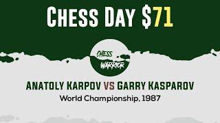 History of Competitif Chess  Anatoly Karpov vs Garry Kasparov  Moscow - Rusia 1987