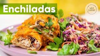Enchiladas & Coleslaw Salatası  Meksika Klasiklerinden