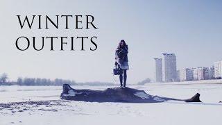 WINTER OUTFITS  Как оставаться женственной и носить платья зимой