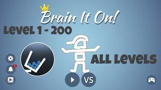 Brain It On  All Levels  Level 1-200  Gameplay Walkthrough