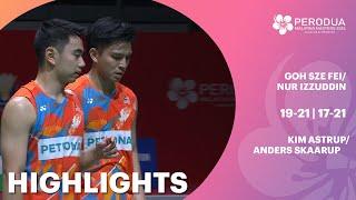 Malaysia Masters 2024 Goh Sze FeiNur Izzuddin 0 - 2 Kim AstrupAnders Skaarup   Astro SuperSport