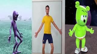 Alien Dance in Real Life The Gummy Bear  Challenge  DAME LA GOMITA Dame Tu Cosita