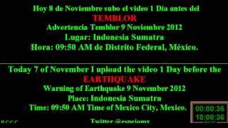 Earthquake 09 November Indonesia Bali 2012 Temblor 09 Noviembre Indonesia Sumatra Banda Java