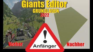 LS22 Giants Editor Grundlagen  Erste Leere-Map erstellen