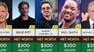 Top 50 Richest Actors in the World 2021