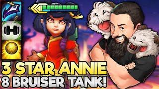 8 Bruiser - New Artifact 3 Star Annie Tank?  TFT Inkborn Fables  Teamfight Tactics