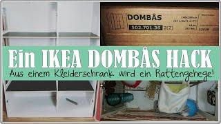 IKEA DOMBÅS Hack - Aus einem Kleiderschrank wird ein Rattengehege  Bauanleitung