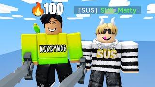 I 1v1ed ItsMatty .. Then THIS HAPPENED Roblox Bedwars