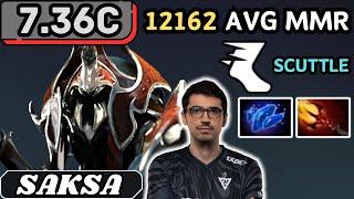 7.36c - Saksa NYX ASSASSIN Soft Support Gameplay 21 ASSISTS - Dota 2 Full Match Gameplay