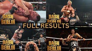 WWE Title Change Terror Twins Revenge Strap Match World Title Matches & More Bash In Berlin 2024