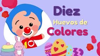 10 Huevos De Pascua De Colores  Plim Plim  CANCION INFANTIL Y JUEGO DE MEMORIA