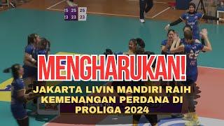 Mengharukan Akhirnya Jakarta Livin Mandiri Raih Kemenangan Perdana Di Ajang Proliga 2024