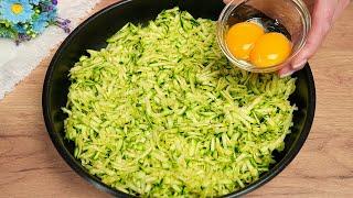 1 zucchini and 2 eggs and breakfast is ready Its so easy quick and delicious